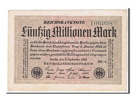 Billet, Allemagne, 50 Millionen Mark, 1923, KM:109c, NEUF - 50 Miljoen Mark