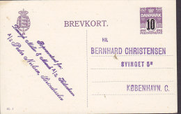 Denmark Postal Stationery Ganzsache Entier 10 Auf 12 Ø (83-I) LEMVIGH MÜLLER & MUNCH A/S Preprinted Card Unused - Ganzsachen