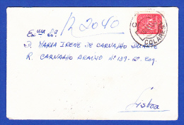 ENVELOPPE -- CACHET - CTT . COLARES - 18.SET.50 - Briefe U. Dokumente