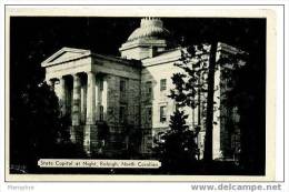 NC RALEIGH The Capitol At Night   Mint - Raleigh