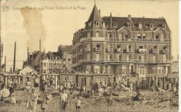 BELGIQUE - BELGIE - BELGIO - BELGIUM 1932 CARD ARMOIRIES ARMS STEMMA COXYDE BAINS HOTEL TERLINCK ET LA PLAGE CARTOLINA - Briefe U. Dokumente