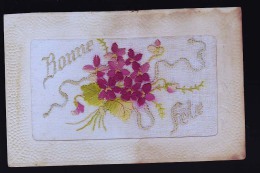 CARTE BRODEES D EPOQUE - Embroidered