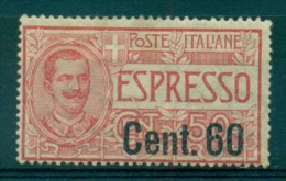 REGNO 1922 ESPRESSO 60 C. SU 50 C. ROSSO  MNH** - Eilsendung (Eilpost)