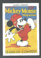 Buvard TMickey Mouse Magazine Walt Dysney Productions - Cinéma & Théatre