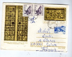 Lettre , POLSKA , Pologne , 3 Timbres Dont  Entier Postal - Covers & Documents