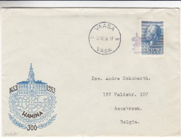 Bateaux - Finlande - Lettre De 1954 - Oblitération Bateaux - Vaasa -  Expédié Vers La Belgique - Gymnastique - Covers & Documents