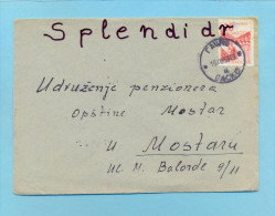 BOSNIA-GACKO To MOSTAR-cover-1959 - Briefe U. Dokumente