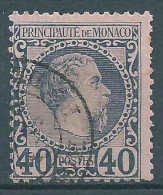 Monaco - 1885 - Charles III - N° 7  -  Oblitéré - Used - Usados