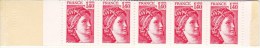 FRANCE CA2102-C3 De 10 Timbres Rouges Sabine De Gandon à 1,40 F (voir Scan) - Modern : 1959-…