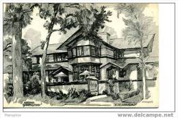 IL KANKAKEE  Yesteryear House By Frank Lloyd Wright  Architecht  Circa 1900  Mint - Andere & Zonder Classificatie