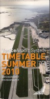 # VENICE AIRPORT TIMETABLE SUMMER 2010 Leaflet Aviation Flight Horaire Flugplan Orario Indicateur Calendario Venezia - Orari