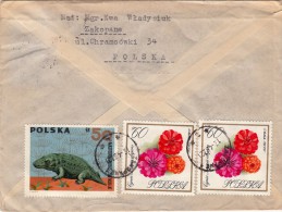 1967, LETTRE POLOGNE,  ZAKOPANE Pour KÖLN , 5 TIMBRES/5199 - Covers & Documents