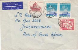 1967, LETTRE POLOGNE,  GDANSK Pour JOHANESBURG  /5199 - Briefe U. Dokumente