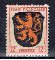 D+ Franz. Zone 1945 Mi 6 Mlh Wappen Pfalz - Amtliche Ausgaben