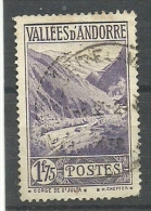 ANDORRA- ESTE SELLO USADO CORREO FRANCES  Nº  C. M. ABAD. 40A  (S-6) - Oblitérés