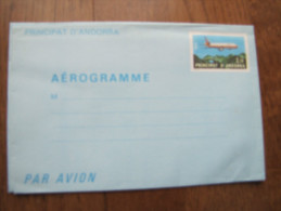 3.70 Francs Aérogramme Andorre Airbus A 310 Neuf - Interi Postali & Prêts-à-poster