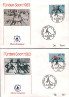 Germany / Berlin - Mi-Nr 698/699 FDC (V761)- - 1981-1990