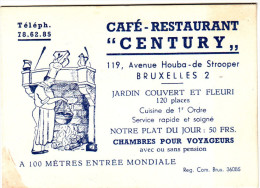 CARTE VISITE HERBORISTERIE "Maison De L'hygiène" à Menton Rue St Roch - Drogisterij & Parfum