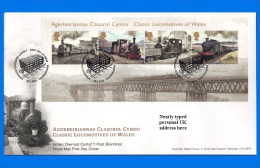 GB 2014-0007, Classic Locomotives Of Wales, FDC Porthmadog SHS - 2011-2020 Decimal Issues