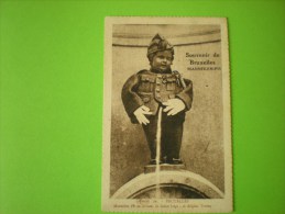 Bruxelles, Manneken-pis En Costume De Soldat Belge   B - Berühmte Personen