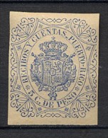 ESPAGNE - Timbre Taxe 5c De Peso - Recibos Y Cuentas Non Dentelé Neuf ** Superbe - Puerto Rico