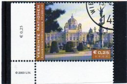 2003 Nazioni Unite - Vienna - Museo Storico - Oblitérés