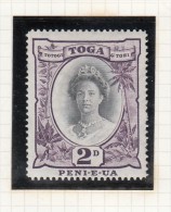 QUEEN SALOTE - Issued 1920 - Tonga (...-1970)