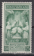 Vatican     Scott No.  68    Unused Hinged    Year  1939 - Gebraucht