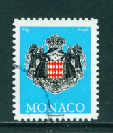 MONACO - 2012  Arms  No Value Indicated  Self Adhesive  Used As Scan - Used Stamps