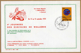 Enveloppe Cover Brief 1673 4es Journées Des écrivains De Wallonie Charleroi - Cartas & Documentos