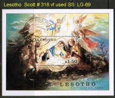 LESOTHO   Scott  # 318  VF USED  SOUVENIR SHEET - Lesotho (1966-...)