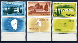 1959 - ISRAELE - ISRAEL - Catg.  Mi. 187/189 - MNH (**)  + TB - Nuovi (con Tab)