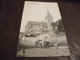 A85..CPA..63...PUY DE DOME...AIGUEPERSE..L'Eglise....auvergne....rare Beau Plan Animé..écrite - Aigueperse