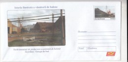 WHALES HUNTINGS HISTORY, GRYTVIKEN- FAT PROCESSING, COVER STATIONERY, ENTIER POSTAL, 2006, ROMANIA - Whales