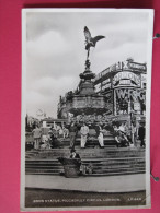 Angleterre - London - Eros Statue - Piccadilly Circus - Scans Recto-verso - Piccadilly Circus