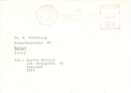 DDR Arnstadt AFS 1988 VEB Wellpappenwerk - Franking Machines (EMA)