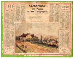 Almanach Des Postes Et Télégraphes 1939  Les Baraques Route De Napoléon -- Département Aude - Groot Formaat: 1921-40