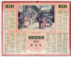 Almanach Des Postes Et Télégraphes 1962  -  Plaisirs Champêtres -département Aude - Grossformat : 1961-70