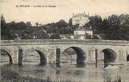 Yonne -ref Bis- A211- Guillon - Le Pont Et Le Chateau   -carte Bon Etat  - - Guillon