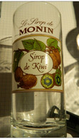 Verre - Le Sirop Monin - Sirop De Kiwi - Glazen