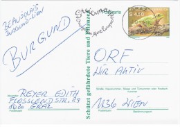 Austria Osterreich 1990 Frog Repriles Fauna, Graz - Briefkaarten