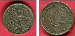 10 ESCUDOS 1952 TB 9 - Angola