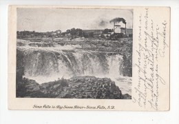 BT16957 Sioux Falls In Big Sioux River SD  USA Scan Front/back Image - Sioux Falls