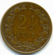 NETHERLANDS , 2 1/2 CENT 1883 - 1849-1890: Willem III.