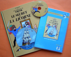 LE FIGARO/TINTIN / HERGE "LE SECRET DE LA LICORNE" éditon Speciale 77 Ieme  Anniversaire 1BD 1 DVD - Hergé