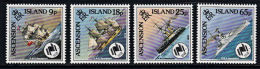 C0289a ASCENSION ISLAND 1988, SG461-464 Bicentenary Australian Settlement (Ships)  MNH - Ascensión