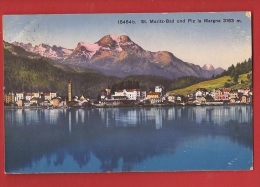 CGR1-54  St-Moritz Bad Und Piz La Margna.  Gelaufen In 1913 - Saint-Moritz