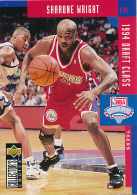 Basket NBA (1994 Draft Class) SHARONE WRIGHT (n° 411) 76ers Philadelphie, Collector´s Choice, Upper Deck, Trading - 1990-1999