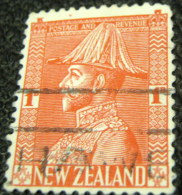 New Zealand 1926 King George V 1d - Used - Usados