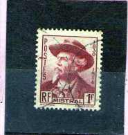 1941 - Poete Frederic Mistral  Mi No 506 Et Yv No 495  Serie Complete - Used Stamps